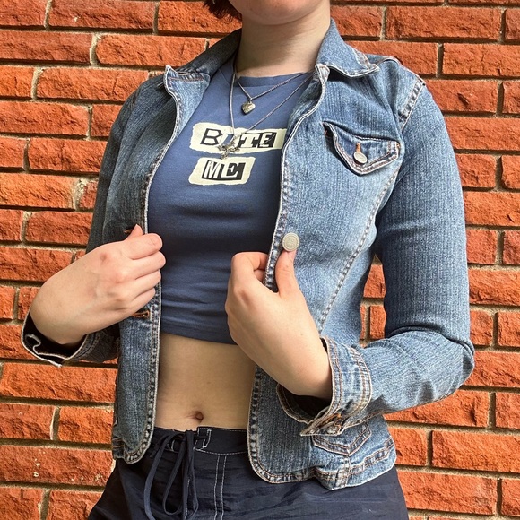 Y2K denim jacket - Picture 3 of 16